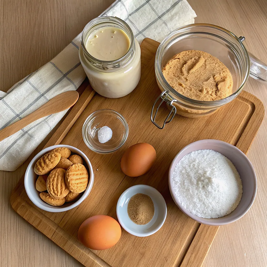 Low Carb Peanut Butter: From Store-Bought To Homemade, Here’s How To Choose Right 7 ingredients for low carb peanut butter cookies on a kitchen counter