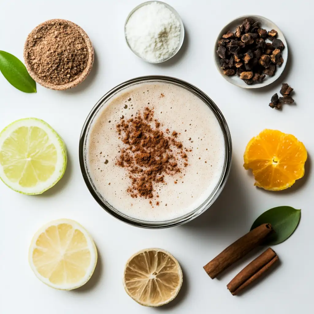 3 Potent Ingredients in the Brazilian Monjaro Drink Fat Loss 9 Brazilian Mounjaro drink with labeled ingredients