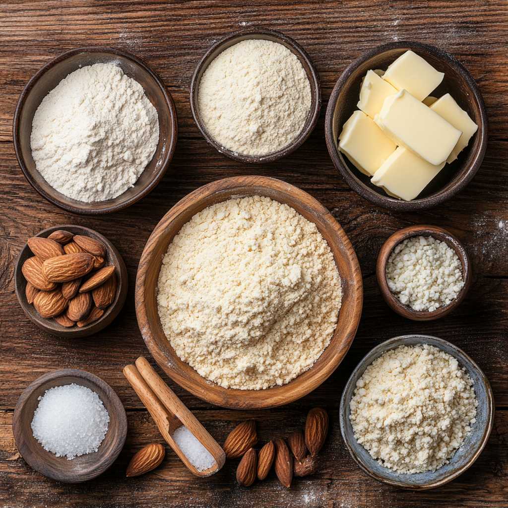 The Best Keto Cookie Dough Guide: Creamy, Bite-Sized, and Guilt-Free 12 keto cookie dough ingredients flat lay