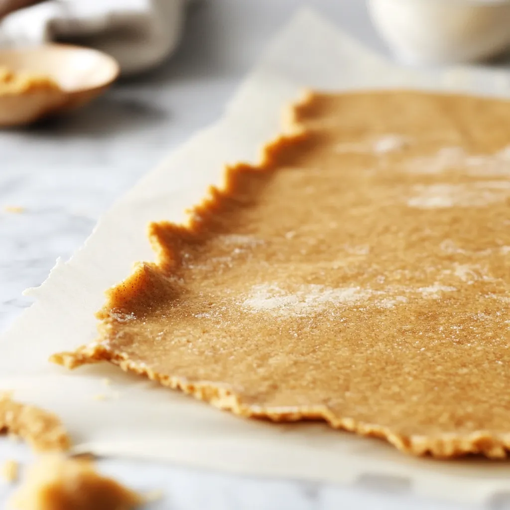 Keto Graham Crackers – The Best Low-Carb Crunch You’ll Love 10 Rolling dough for keto graham crackers