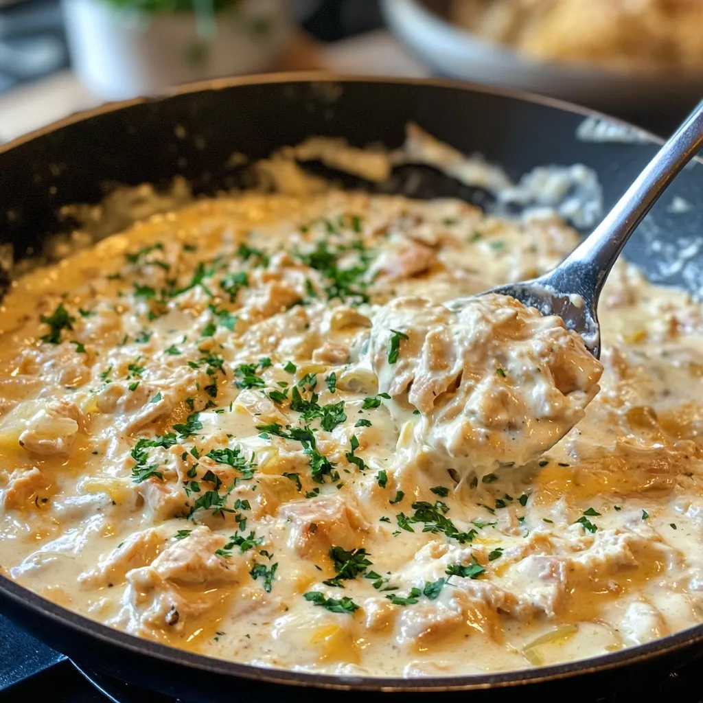 keto tuna casserole on kitchen counter