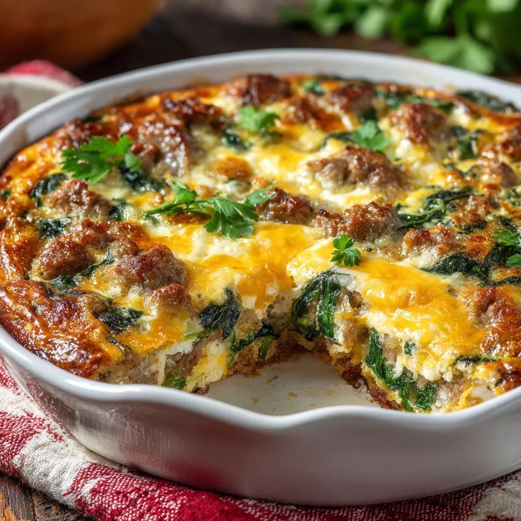 Crave-Worthy Low Carb Casserole Recipes Even Picky Eaters Will Love 7 Low carbs breakfast casserole recipe with eggs and sausages