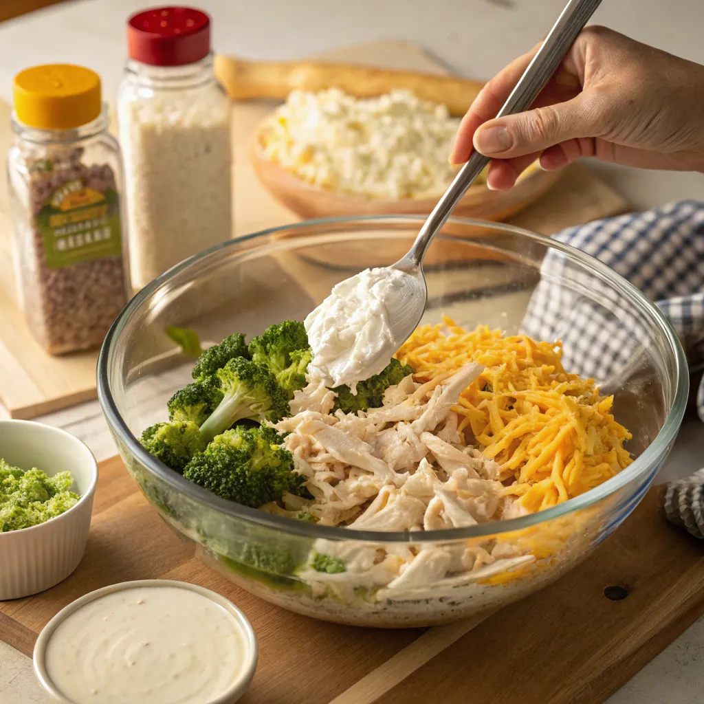 The Best Low Carb Casseroles For Every Meal: Delicious, Easy, And Healthy Recipes 10 Meal prep containers filled with low carb chicken, broccoli, and cauliflower rice casseroles