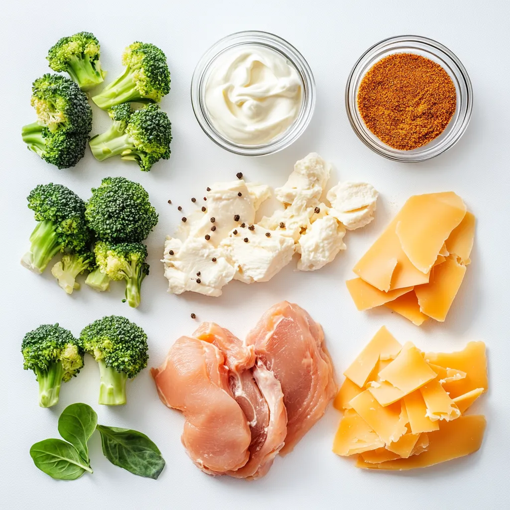 Keto Chicken and Broccoli Casserole – The Ultimate Low-Carb Comfort Food 10 Preparing keto chicken and broccoli casserole mix