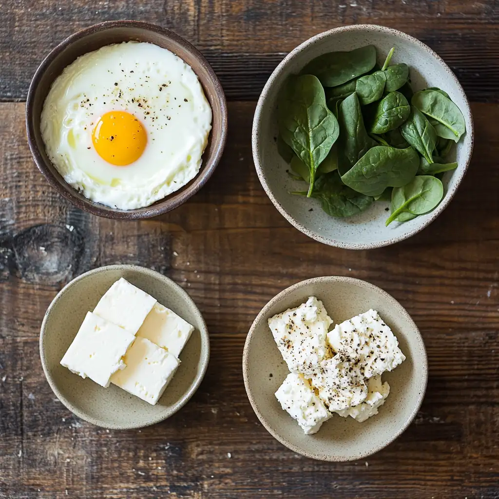 3 Ingredient Mounjaro Recipe You’ll Actually Crave 9 Mounjaro recipe ingredients eggs spinach feta