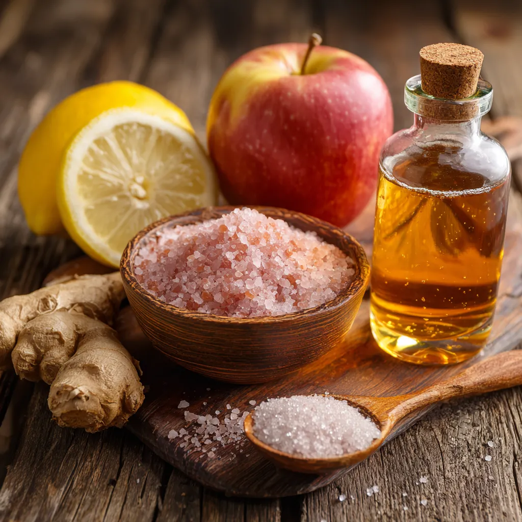 natural mounjaro recipe ingredients on woods