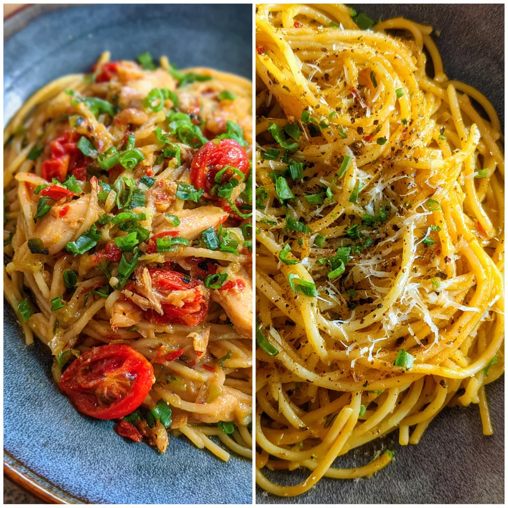 Low Carb Spaghetti Mastery: How To Make Sauces, Noodles & Recipes That Don’t Taste Diet 8 Traditional pasta next to low carb spaghetti noodles for comparisons