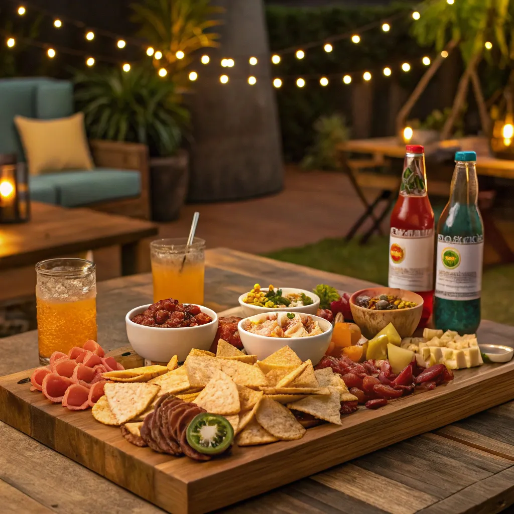 Nacho Table: How To Build The 1 Perfect Spread 10 Nacho table loaded with colorful toppings at a party