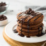 The Best Keto Pancakes Recipe (Fluffy, Easy & Low-Carb!) 8 Chocolate keto pancakes with sugar-free chocolate sauce