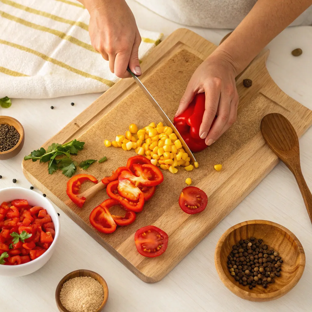 Cowboy Caviar: Why It’s 3x Better 10 Slicing vegetables for cowboy caviar