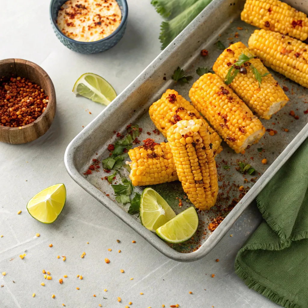corn ribs: 5 easy steps to make this viral snack 11 Corn ribs served with dip and toppings