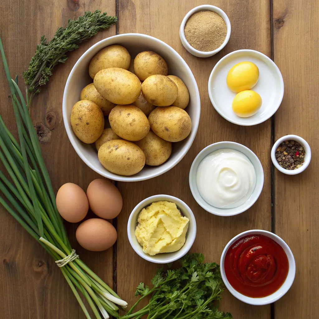 Deviled Potatoes: How to Make the #1 Best Recipe 9 Printable recipe card for deviled potatoes