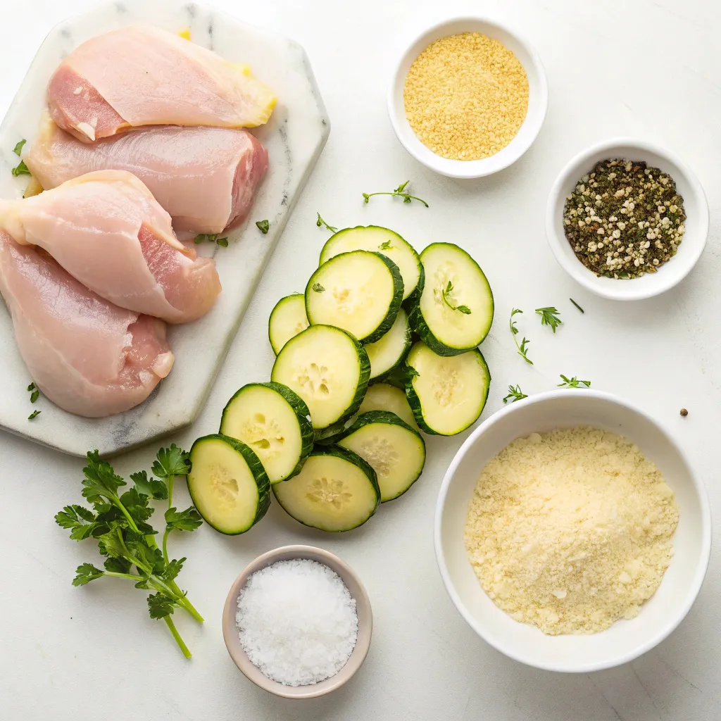 Keto Air Fryer Recipes: How to Make 5 6 Essential ingredients for keto air fryer recipes including chicken, zucchini, and spice