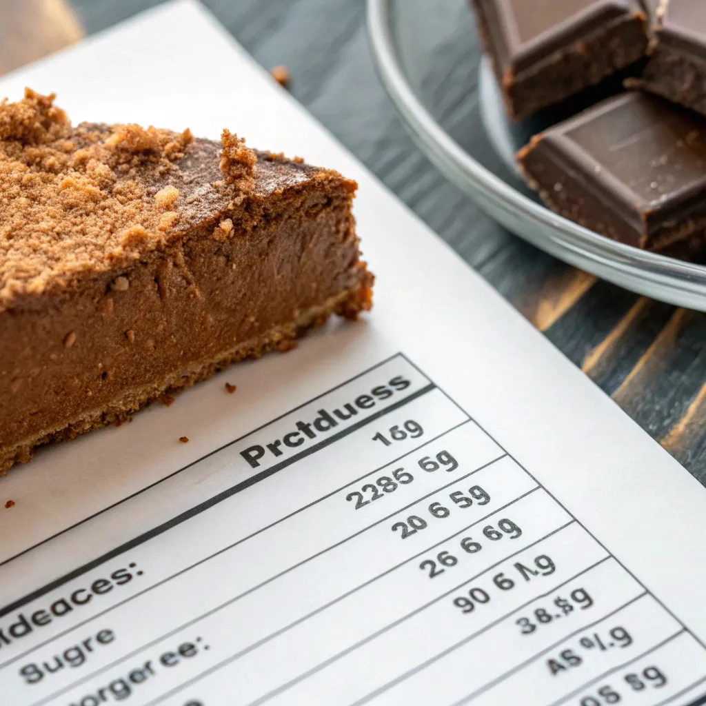 The Ultimate Guide to Keto Desserts: Easy, Delicious, and Low-Carb Treats 12 Nutrition label showing low net carbs on a keto dessert