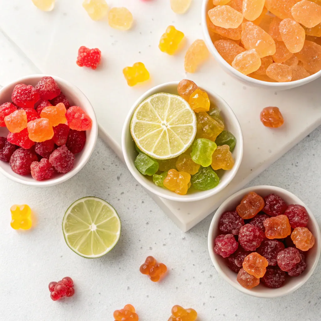 Keto Gummy Bears How To Make Vibrant Low Carb Gummies 7 Ingredients for homemade keto gummy bears including gelatin, stevia, and food coloring