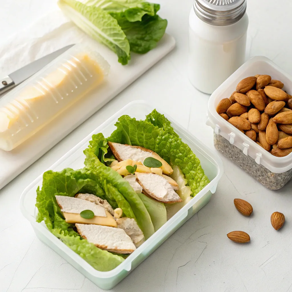 25+ Keto Lunch Ideas That Will Keep Your Energy High And Hunger Low 11 Easy keto lunch ideas for work with turkey lettuce wraps and low carb snacks