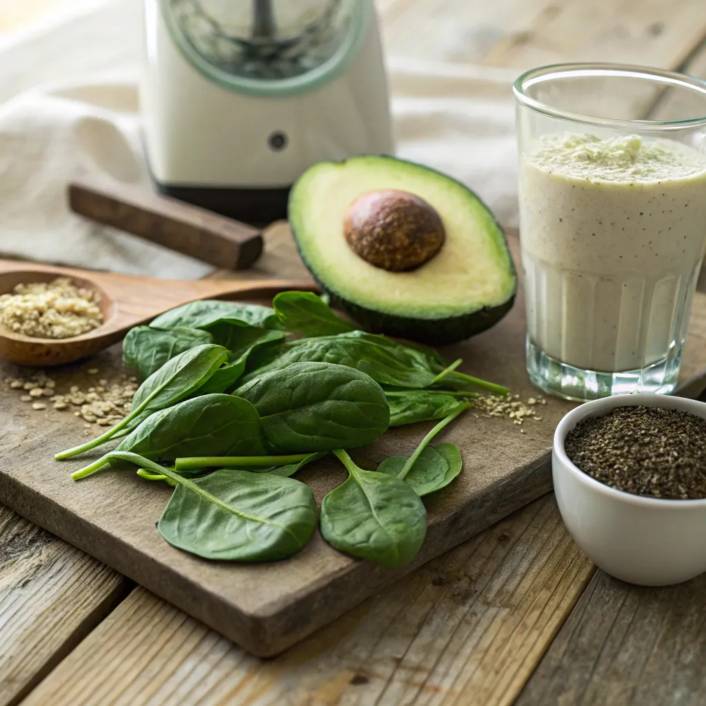 Keto Smoothie Kid Friendly Low Carb Recipes They Will Love 7 Keto smoothie ingredients with avocado, spinach, and almond milk