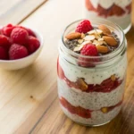 Keto Yogurt: The Ultimate Guide to Enjoy Yogurt on Keto Diet 9 step by step preparation of keto yogurt parfait with Greek yogurt and chia seeds