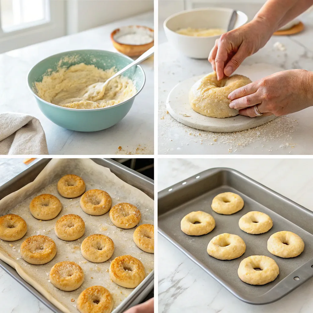 Low Carb Bagel Recipe: Easy, Homemade, and Surprisingly Filling 10 Step-by-step visuals for making a low carb bagel recipe