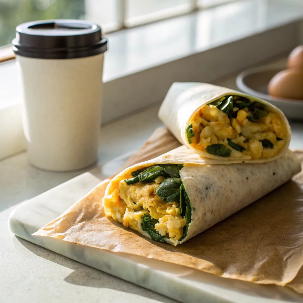 Low Carb Breakfast: How to Make 2 Now 13 Low carb breakfast on the go with egg wrap