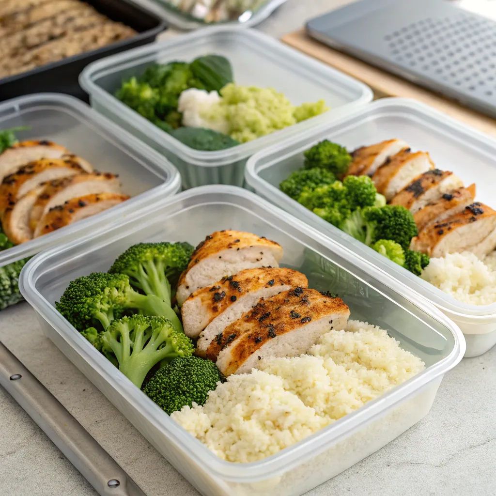 How To Make Cheap Low Carb Meals That Are Filling, Healthy, And Budget-Smart 14 Cheap low carb meal prep with cauliflower rice, chicken, and broccoli