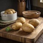 Lower Carb Potatoes: Top-Rated Recipes & Low-Carb Potato Alternatives You’ll Love 9 Fresh lower carbs potatoes arranged on a wooden kitchen counter