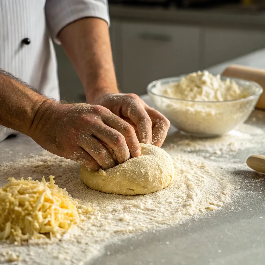 Keto Bagels: How To Make Or Buy The Best Low-Carb Breakfast Staple 9 Preparing keto bagel dough with almond flour and cheese