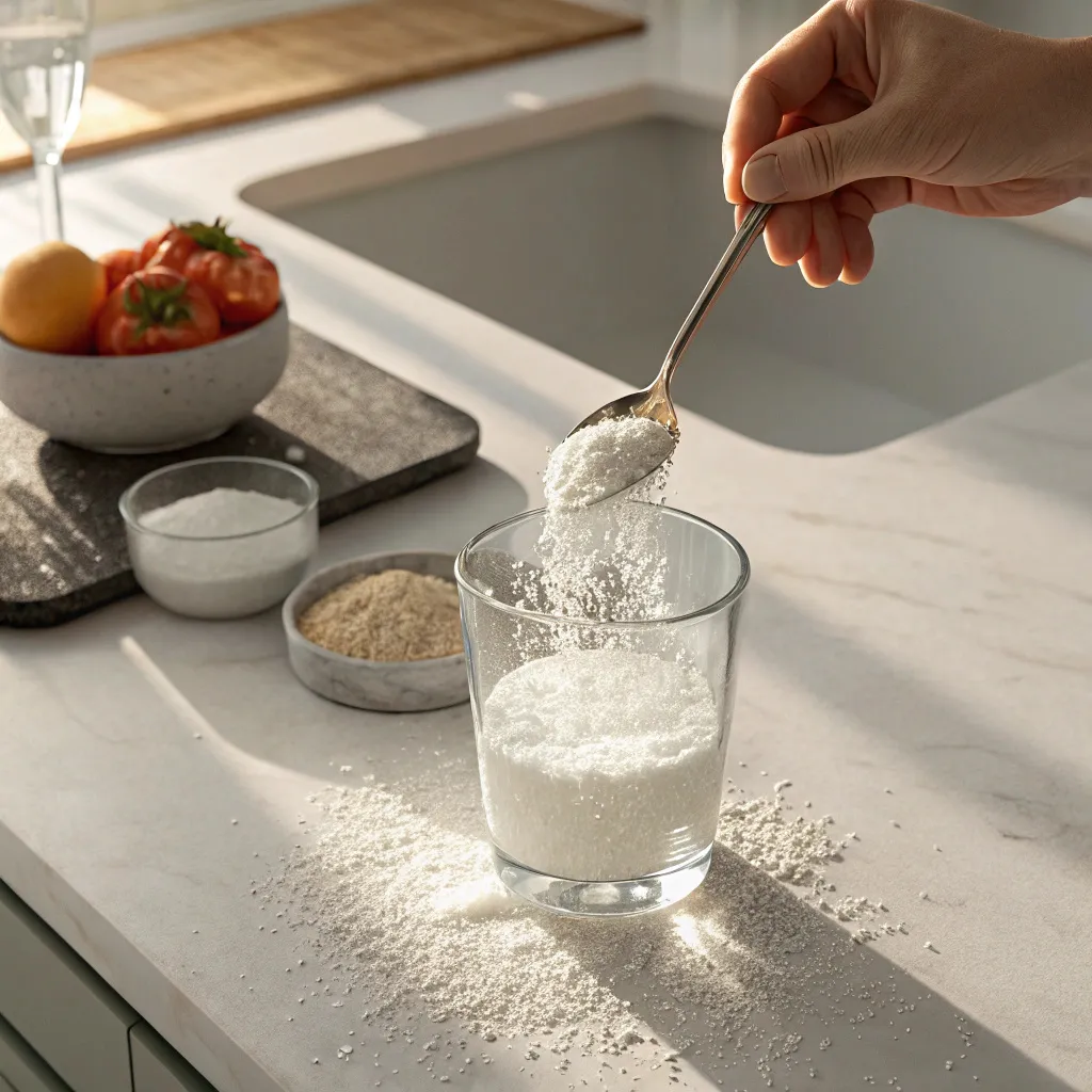 Your Ketones Drink Blueprint Everything You Need To Know For Better Results 10 Hand stirring ketone drink mix powder in water