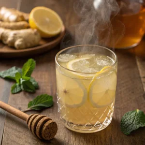 Natural Mounjaro Recipe for Weight Loss with lemon, ginger, and apple cider vinegar