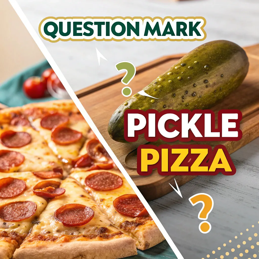 Pickle Pizza: How To Make The #1 Best Homemade Pie 7 slice of pickle pizza lifted with melty cheese