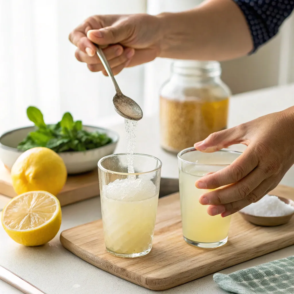 Ketone Drinks: How To Use 5 Kinds 6 Hands preparing a ketones drink step by step in a kitchen