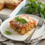 Ramen Lasagna Recipe: A Quick and Comforting Twist on a Classic 9 Serving slice of ramen lasagna