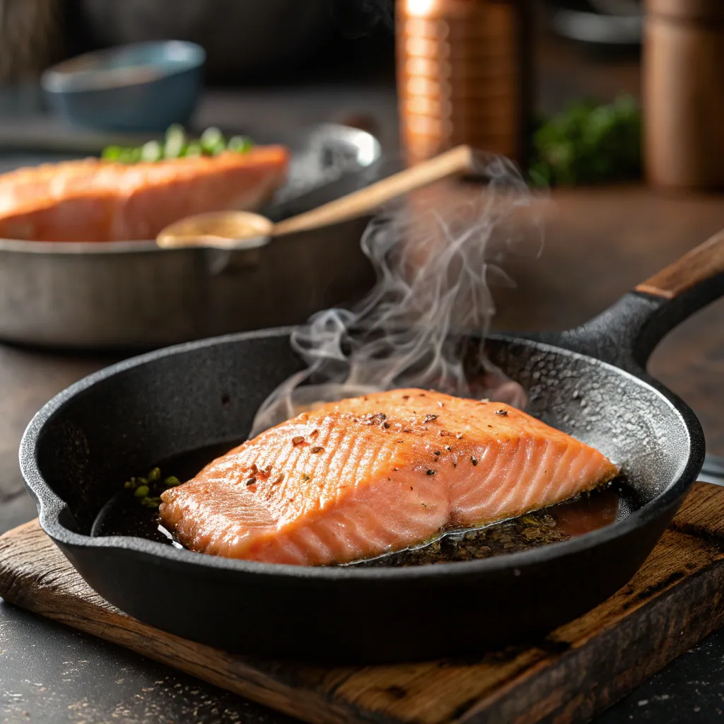 Salmon Rice Bowl: How to Make the 1 Viral TikTok Recipe 8 Cooking salmon for rice bowl