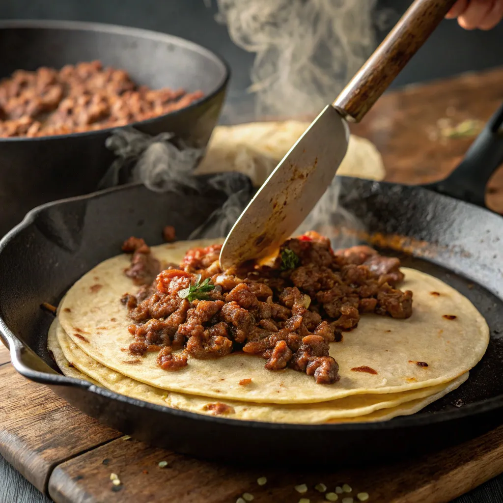 Smash Burger Tacos Recipe: Quick, Juicy & Crispy in Minutes 6 crispy smash burger tacos