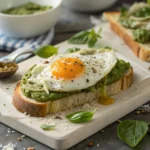 Pesto Eggs: How to Make the 1 Viral TikTok Recipe 11 finished pesto egg on toast