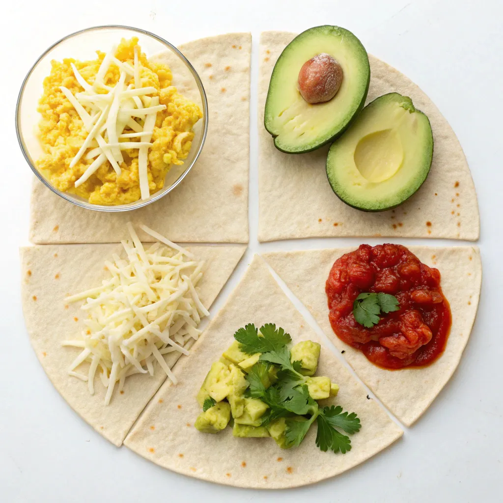 Tortilla Wrap Hack: Quick, Delicious Meals Made Easy 6 Tortilla wrap hack with eggs avocado and salsa