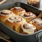 Cinnamon Rolls: How to Make 1 Perfect Batch 8 TikTok cinnamon roll served on plate