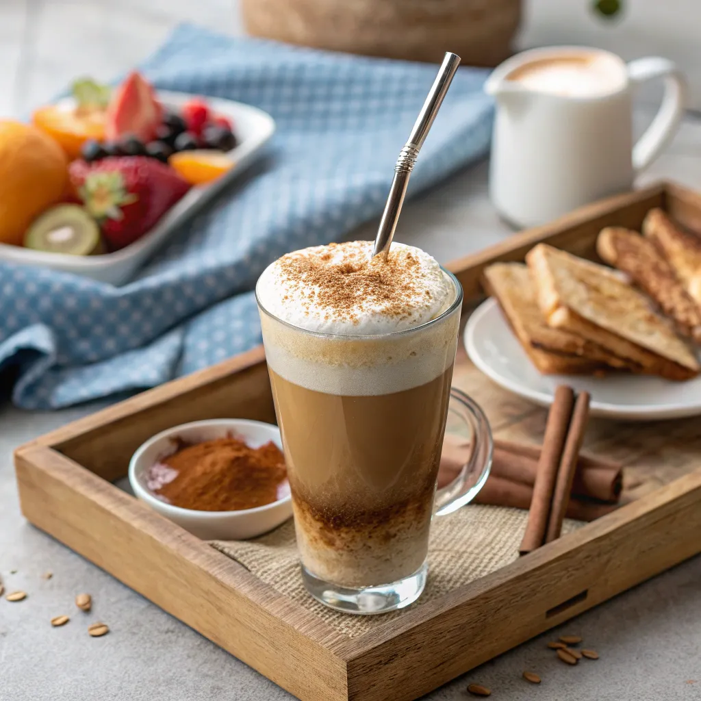 Your New Morning Obsession: Protein Coffee That’s Worth It 6 protein coffee with almond milk and protein swirl
