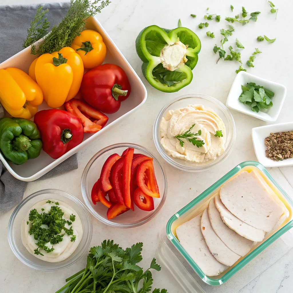 Bell Pepper Sandwich: How to Make 1 Perfect Keto Meal 7 Ingredients for bell pepper sandwich