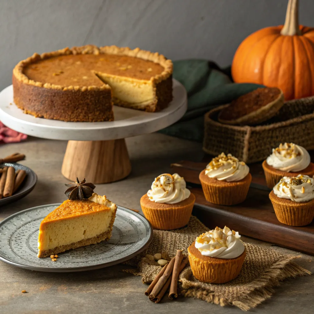 Pumpkin Desserts: How To Win Thanksgiving With 1 Dish 9 Close-up of a fresh slice of pumpkin pie with steam