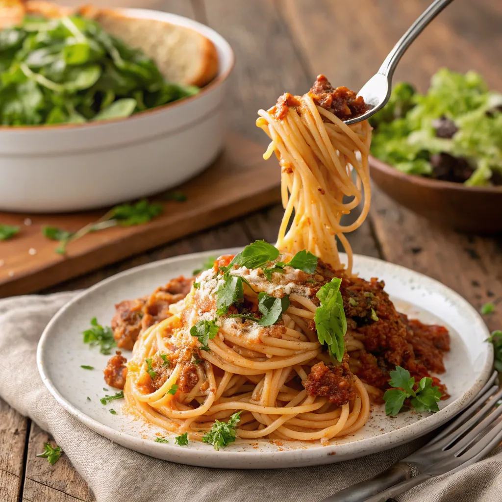 Ingredients for million dollar spaghetti recipe