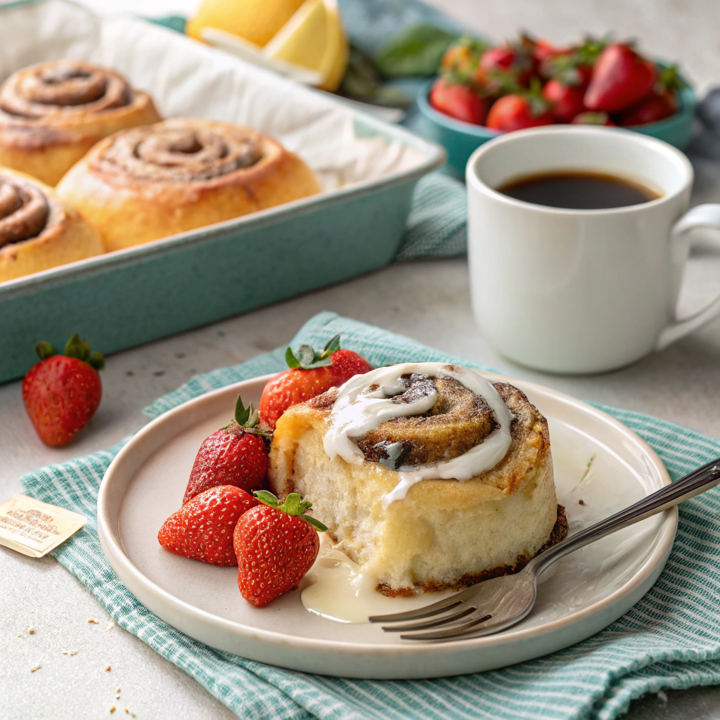 Ingredients for TikTok cinnamon rolls