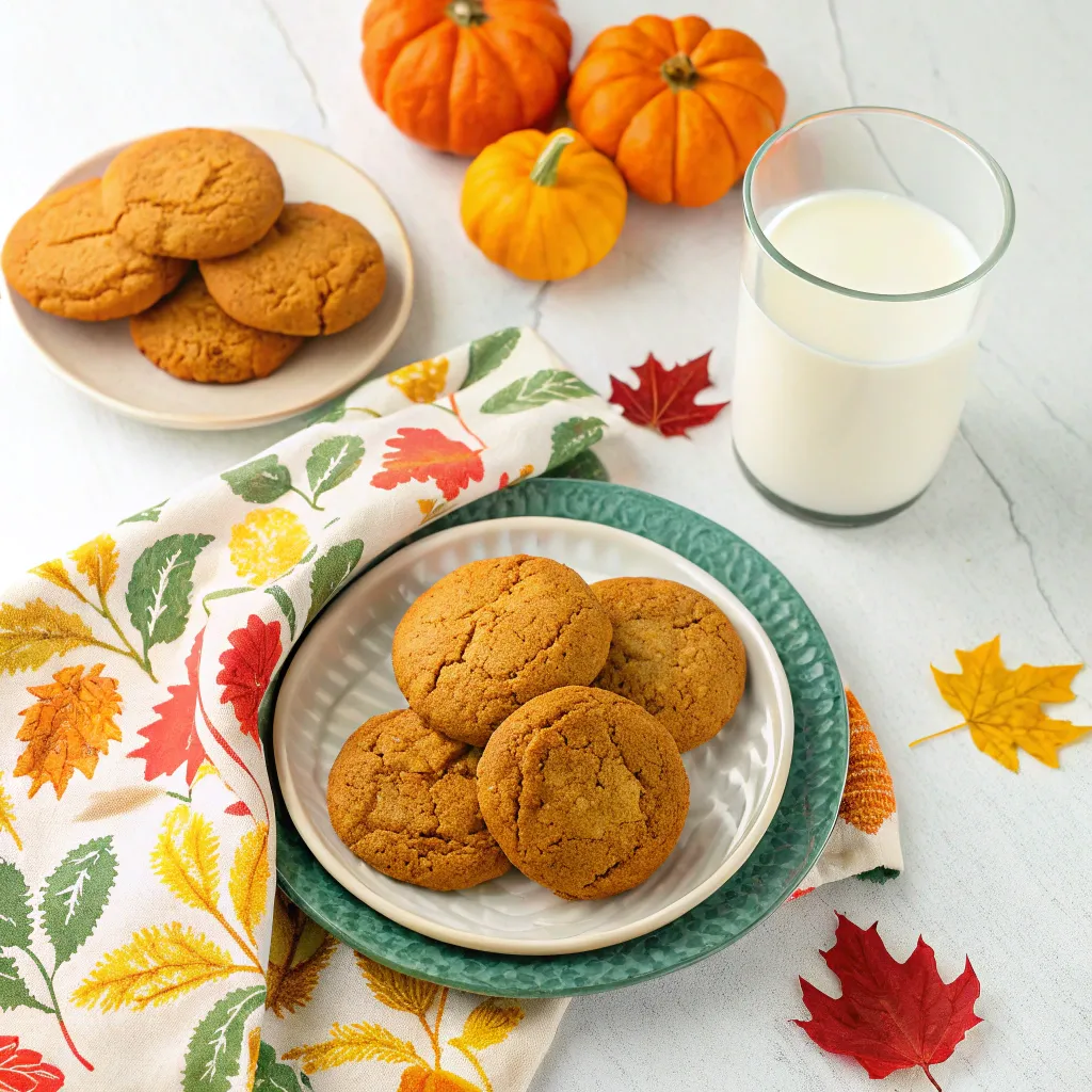 pumpkin cookies: how to make them with just 3 ingredients 6 Pumpkin chocolate chip cookie with detailed texture