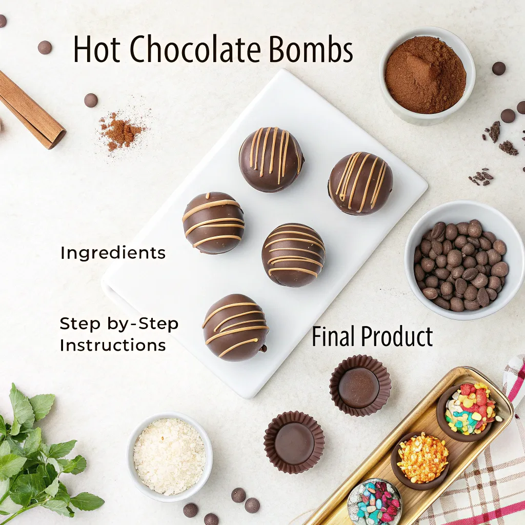 Hot Chocolate Bombs: How to Make Them in 7 Easy Steps 6 Hands filling chocolate molds with cocoa and candies