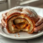 Apple Cinnamon Overnight Rolls: 5 Easy Steps 5 Warm Apple Cinnamon Overnight Rolls flatlay on marble