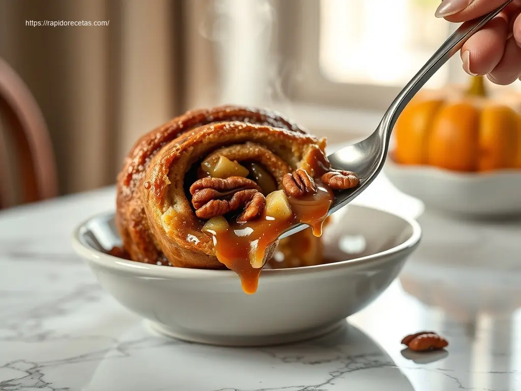Delicious apple pecan sticky buns for Thanksgiving morning