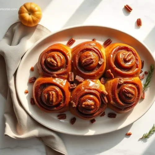 Delicious apple pecan sticky buns for Thanksgiving morning