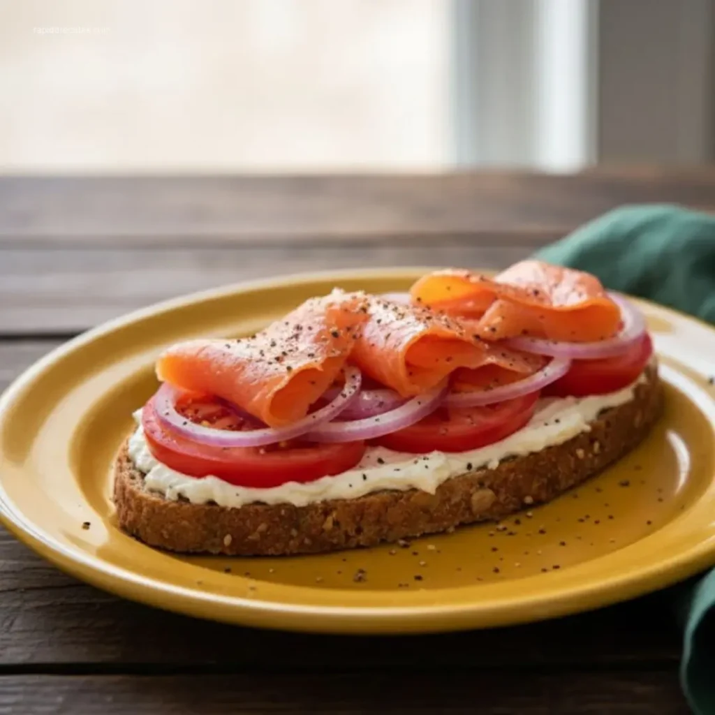 Artisanal avocado toast with smoked salmon and poached egg