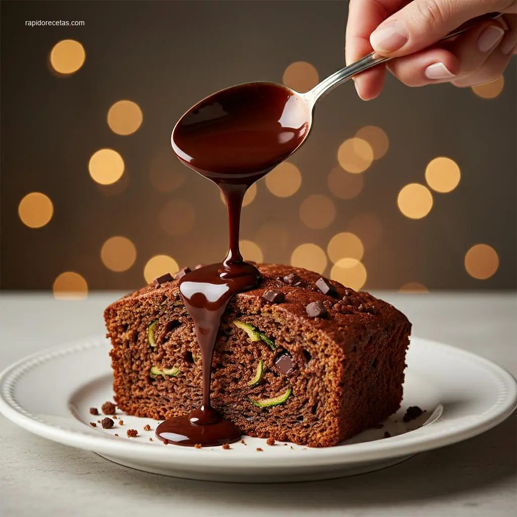 Zucchini Bread: 5 Ways to Bake the Best Loaf Ever 9 Warm chocolate zucchini bread with chocolate drizzle.