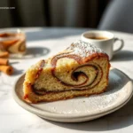 Cinnamon Swirl Coffee Cake: Get 1 Amazing Recipe 6 Delicious Cinnamon Swirl Coffee Cake on a white platter for Thanksgiving